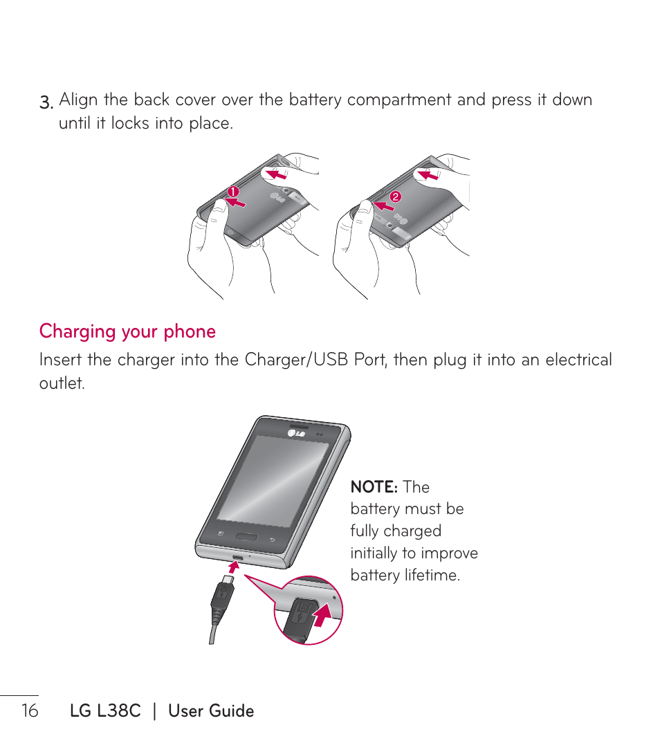 LG LGL38C User Manual | Page 17 / 180