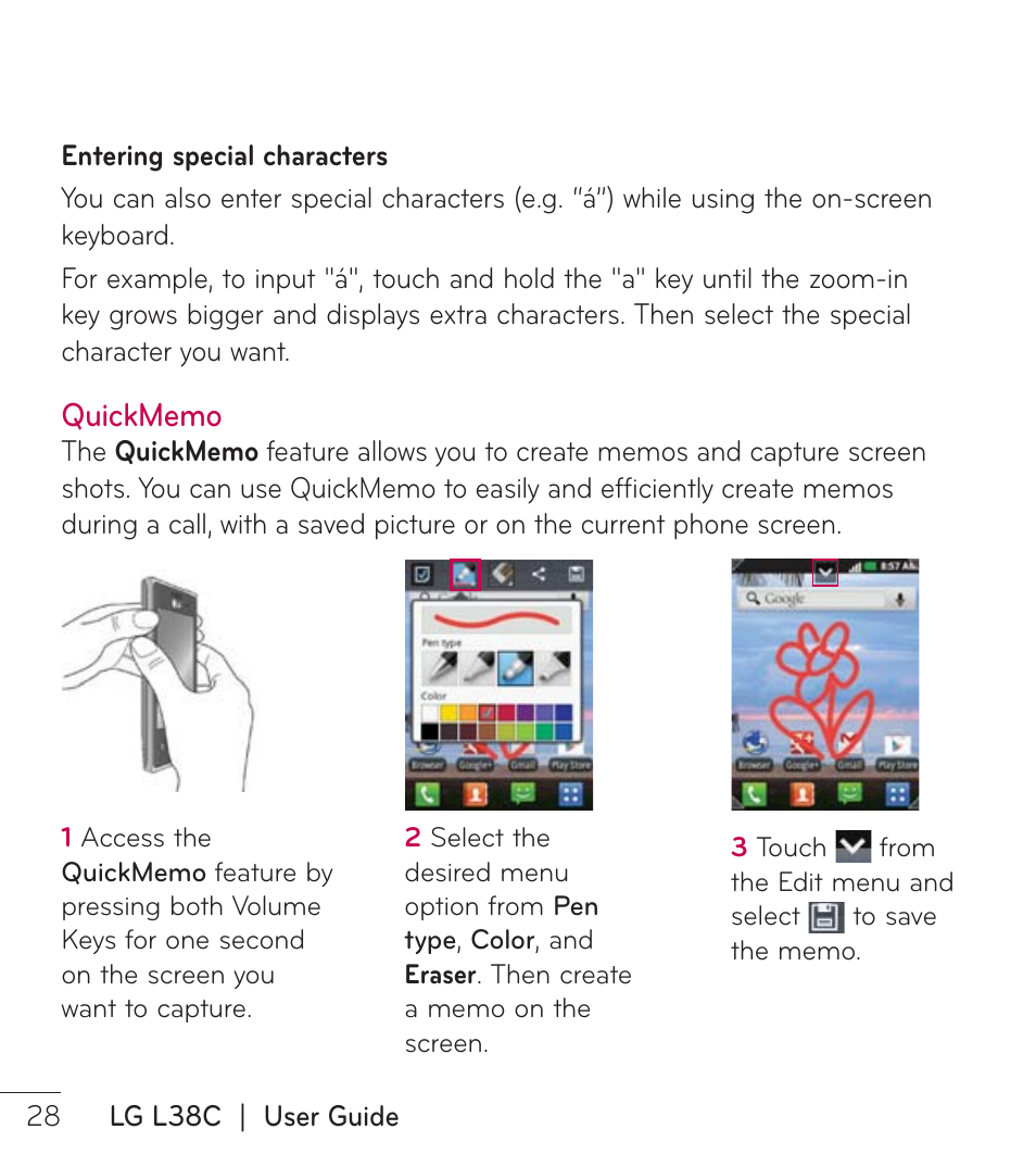 LG LGL38C User Manual | Page 29 / 180