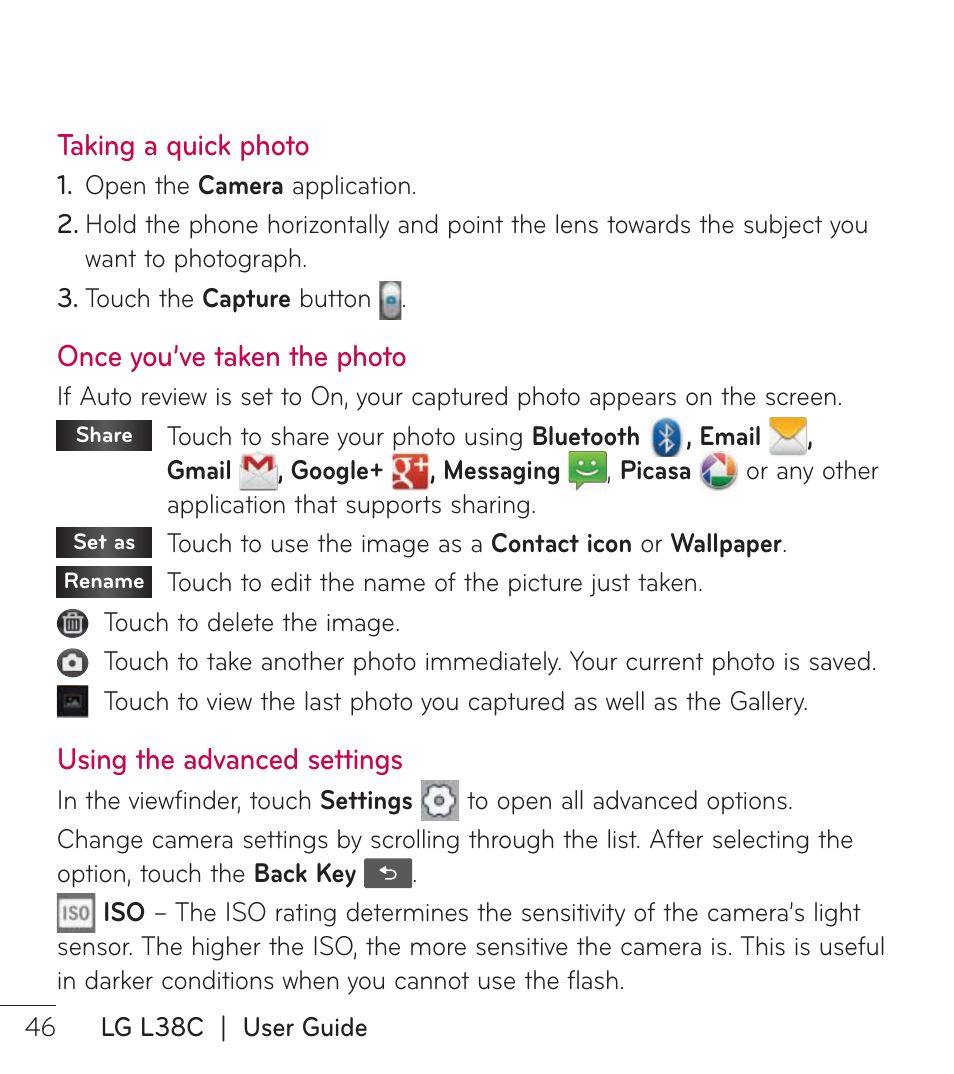 LG LGL38C User Manual | Page 47 / 180