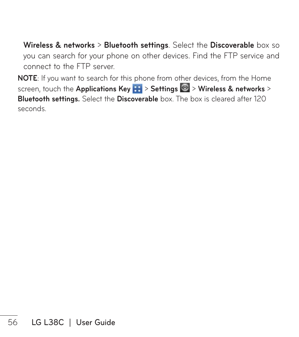 LG LGL38C User Manual | Page 57 / 180