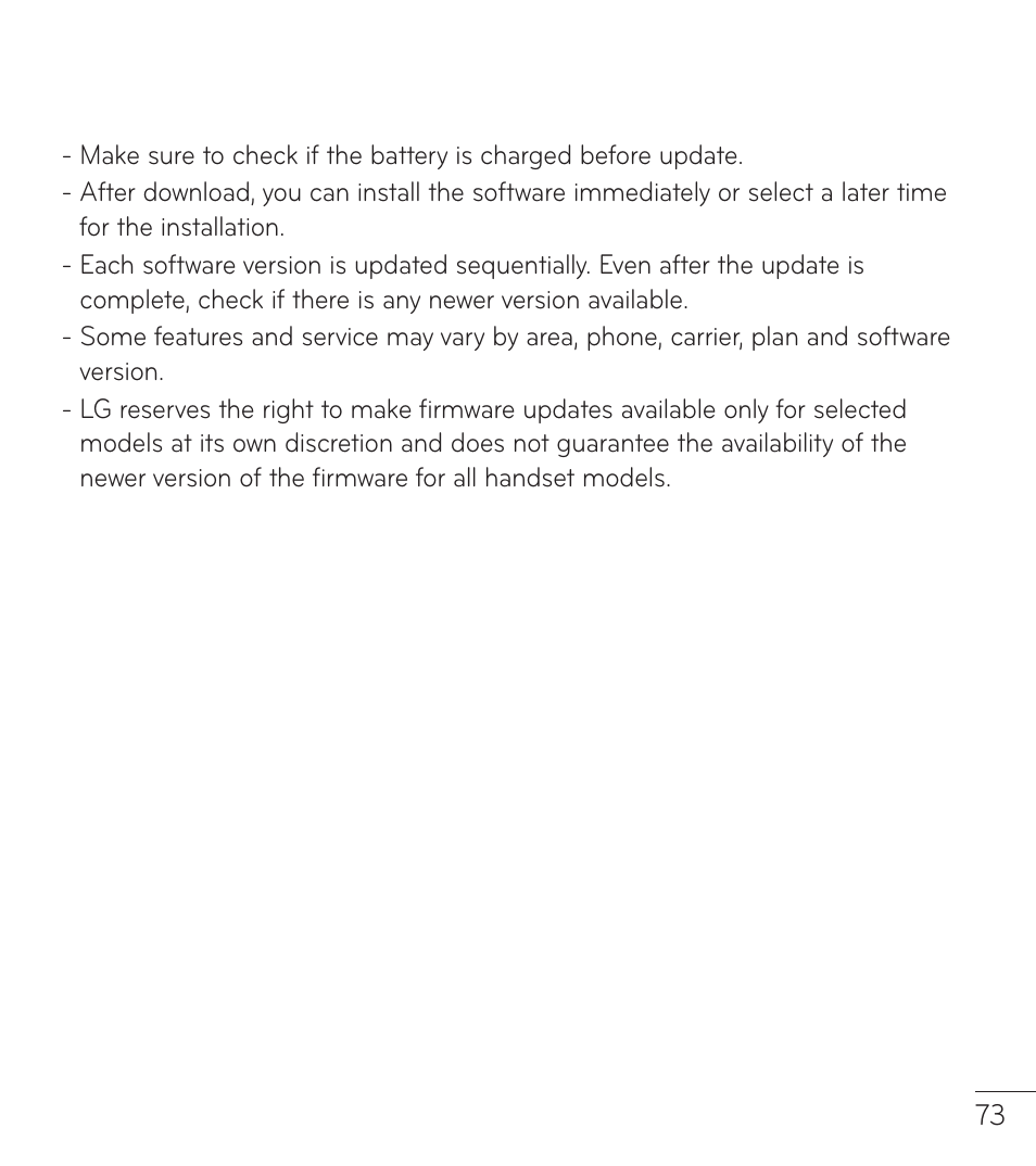 LG LGL38C User Manual | Page 74 / 180