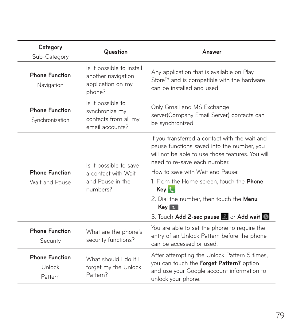 LG LGL38C User Manual | Page 80 / 180