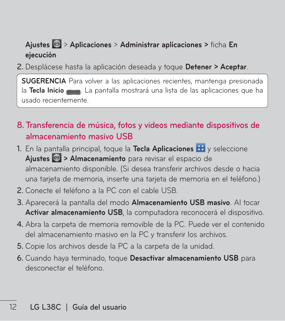 LG LGL38C User Manual | Page 99 / 180