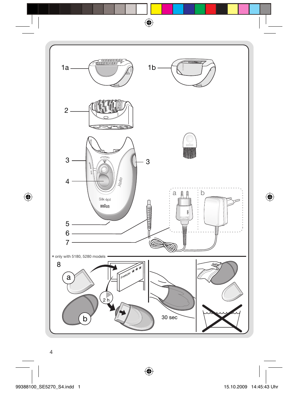 Braun 5180 Silk-épil 5, Legs User Manual | Page 3 / 53