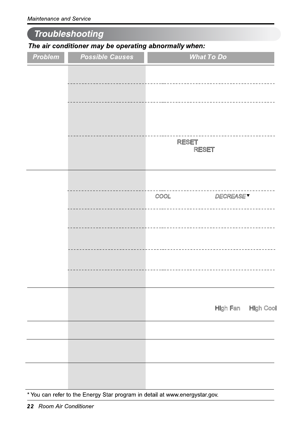 Т³гж 24 | LG LW1013ER User Manual | Page 22 / 48