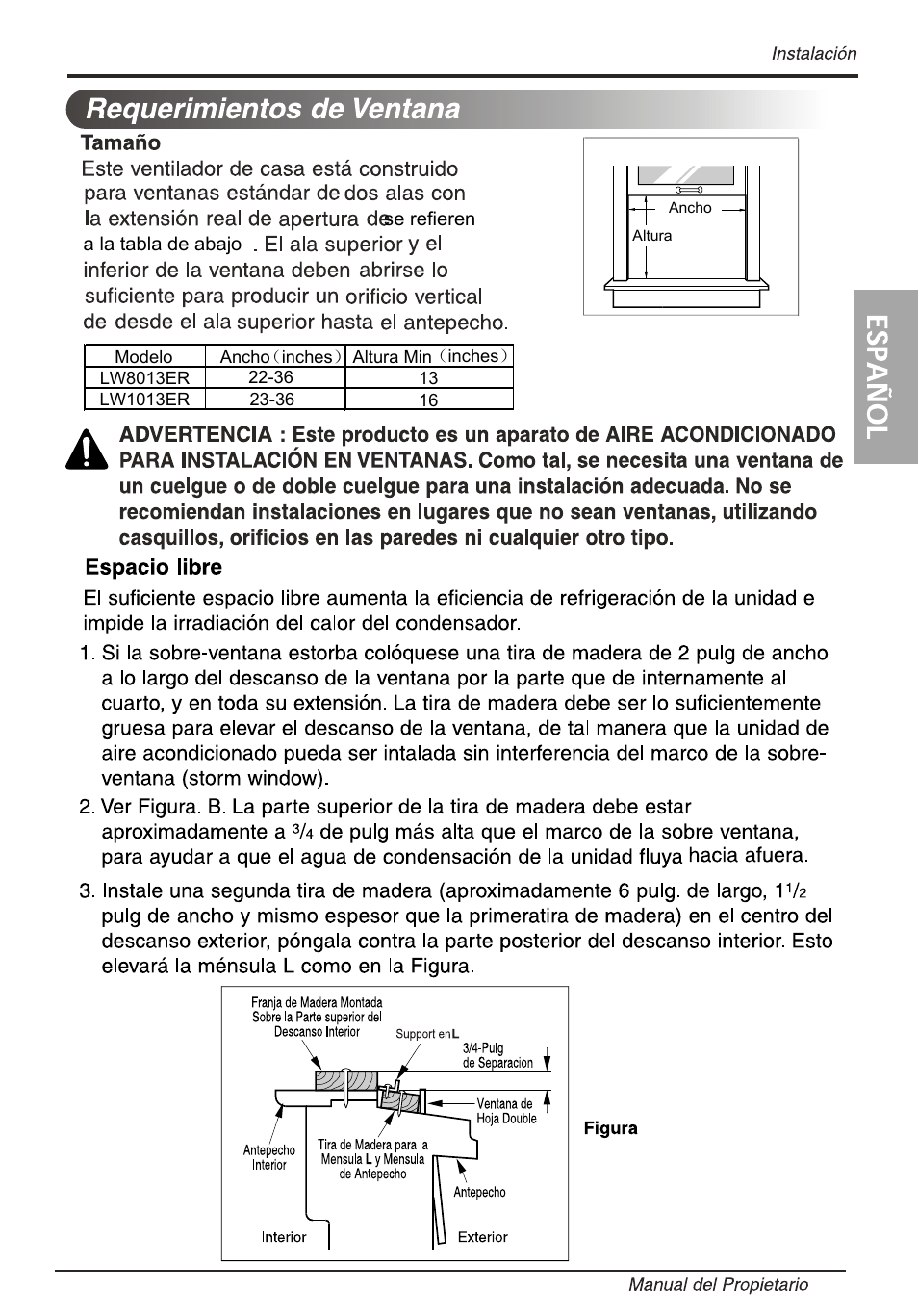 LG LW1013ER User Manual | Page 35 / 48