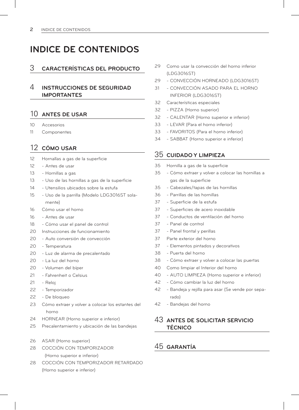 LG LDG3015SW User Manual | Page 49 / 93