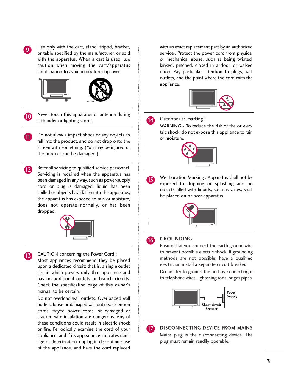 LG 37LB4DS User Manual | Page 5 / 110