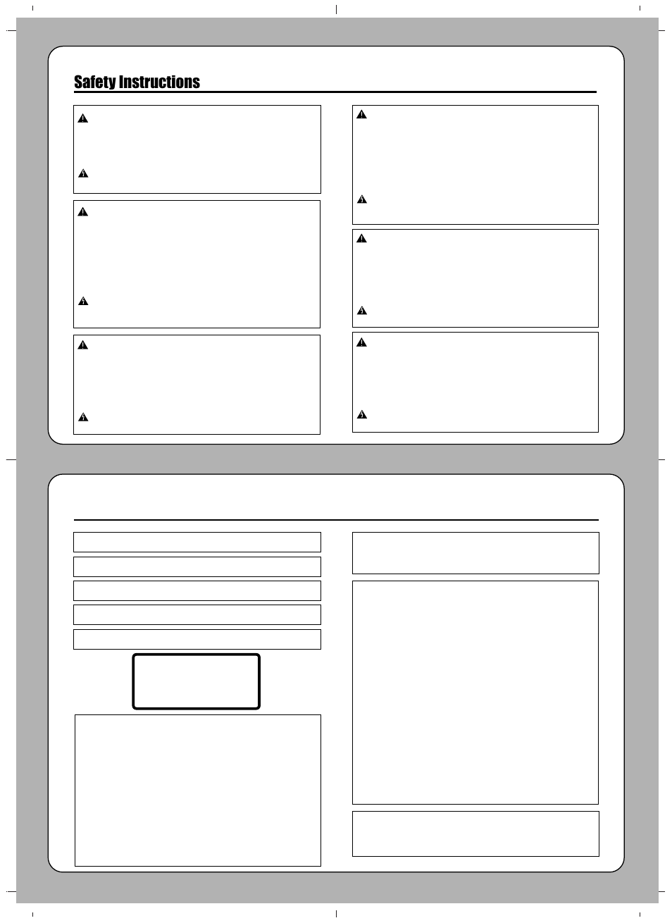 Safety instructions | LG GP08NU20 User Manual | Page 4 / 4