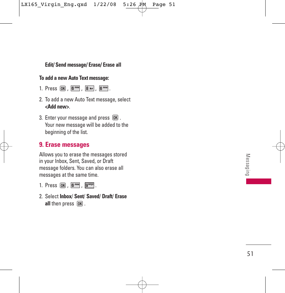 LG LGLX165 User Manual | Page 51 / 90