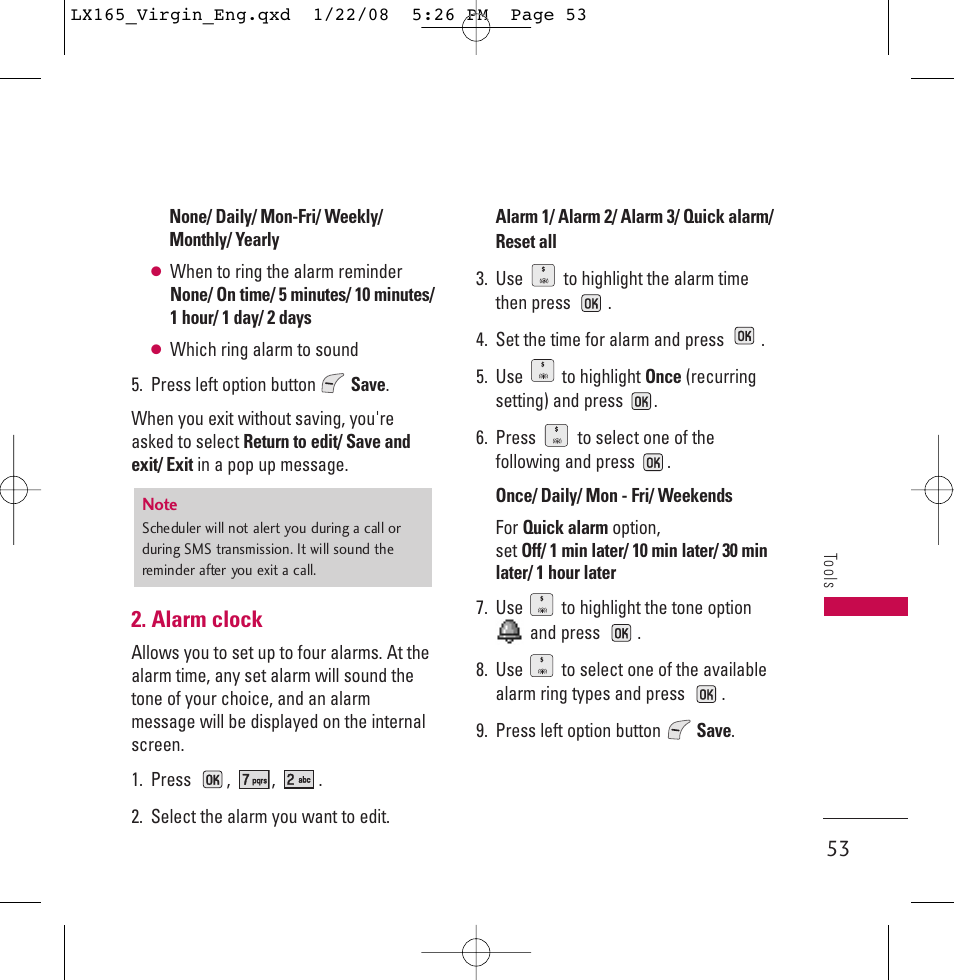 LG LGLX165 User Manual | Page 53 / 90