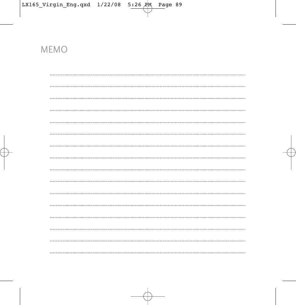 LG LGLX165 User Manual | Page 89 / 90