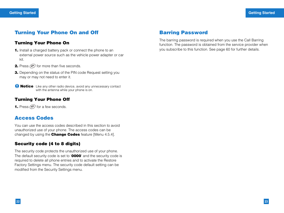 LG G4010 User Manual | Page 13 / 55
