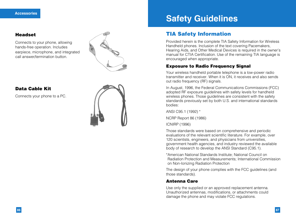Safety guidelines | LG G4010 User Manual | Page 45 / 55