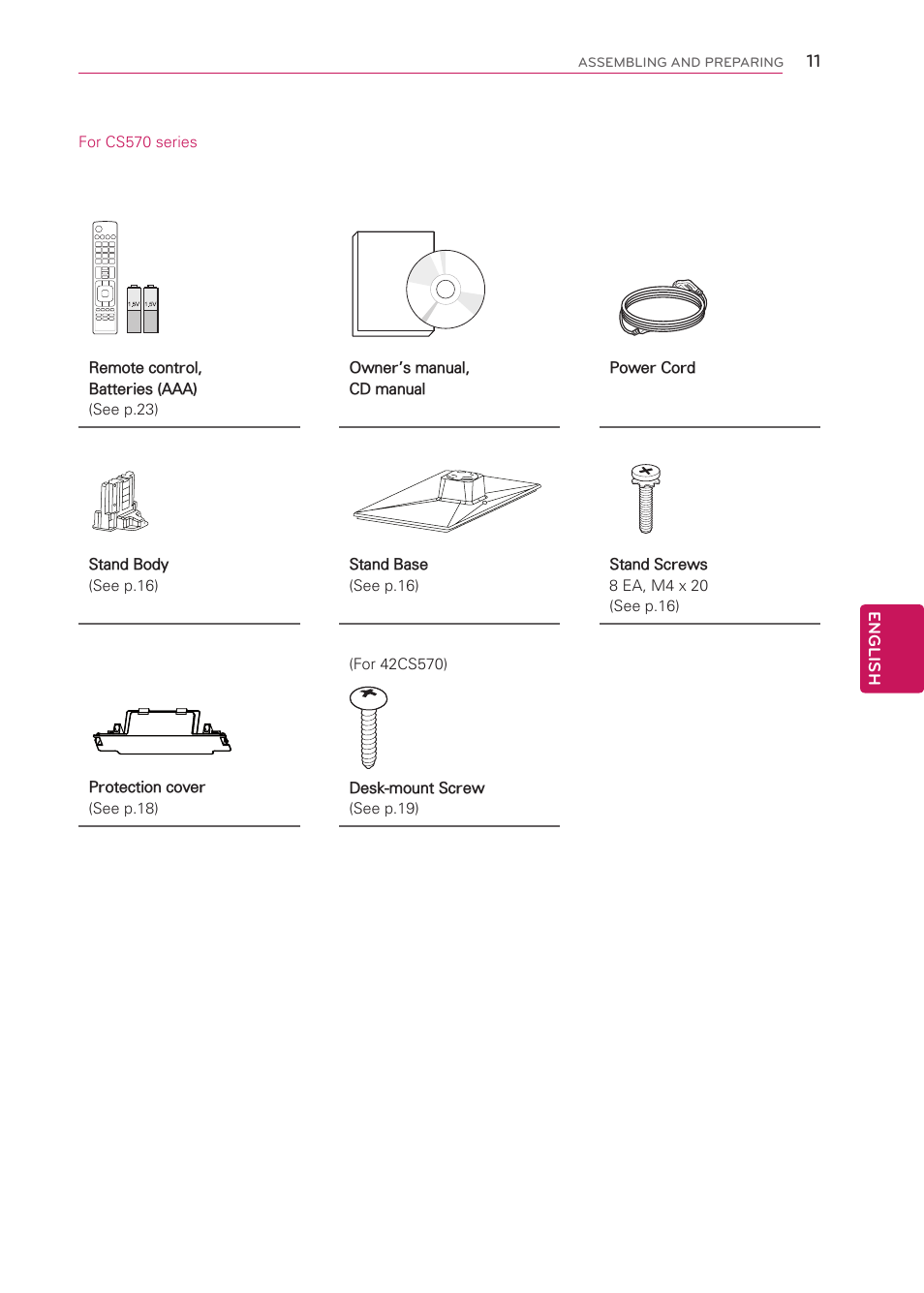 English | LG 50LS4000 User Manual | Page 11 / 80