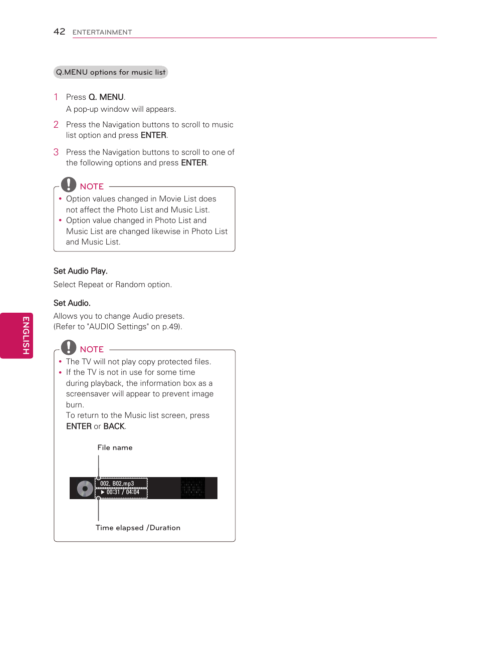 LG 50LS4000 User Manual | Page 42 / 80