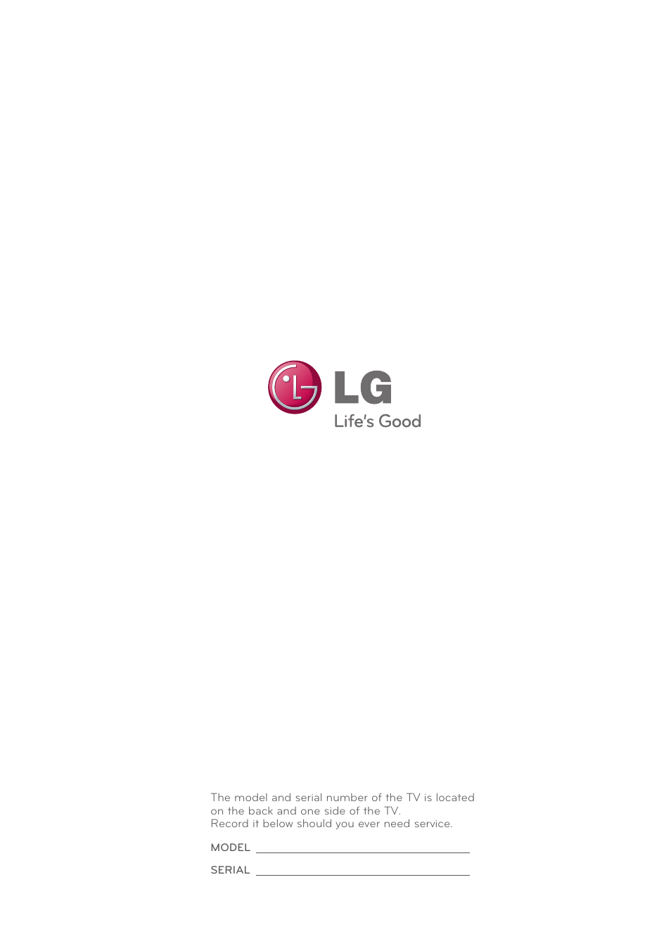 LG 50LS4000 User Manual | Page 80 / 80