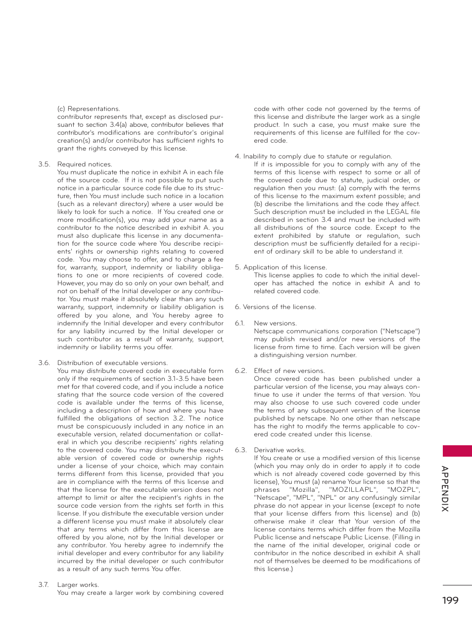 Ap p en d ix | LG 60PK950 User Manual | Page 199 / 202