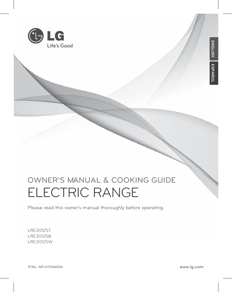 LG LRE3012SW User Manual | 35 pages