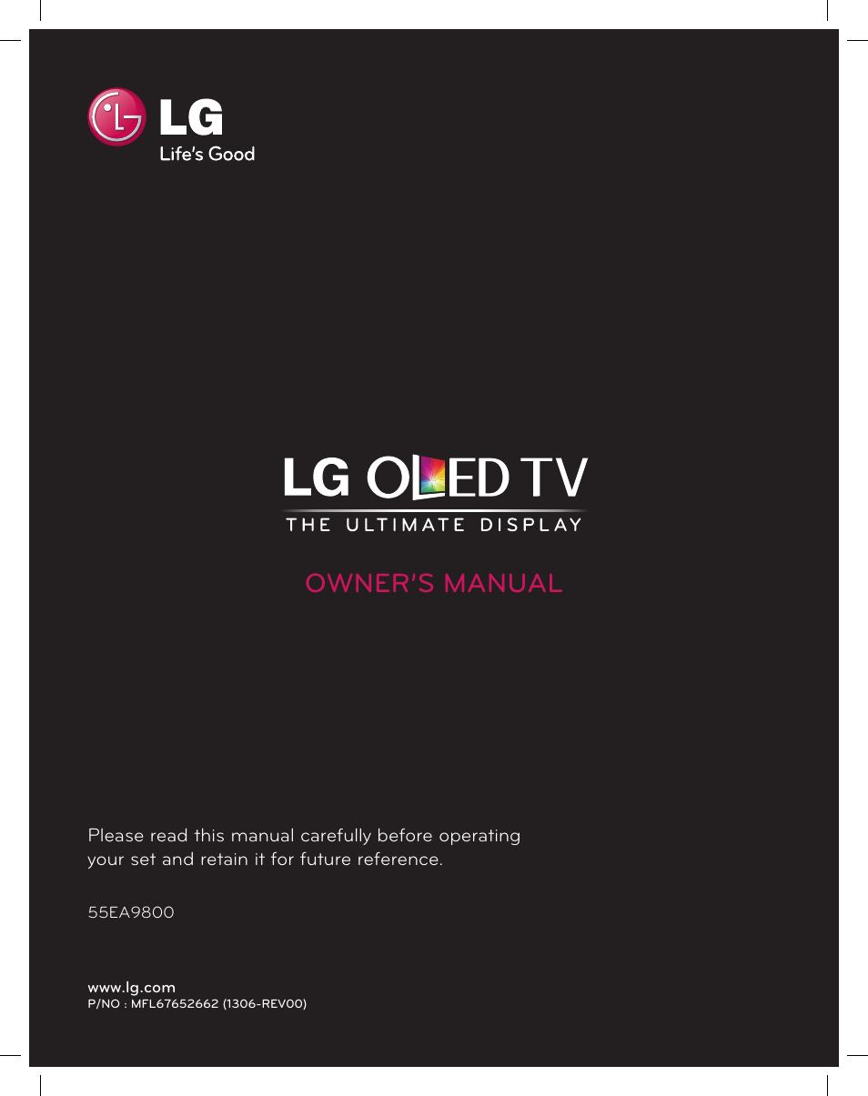 LG 55EA9800 User Manual | 52 pages