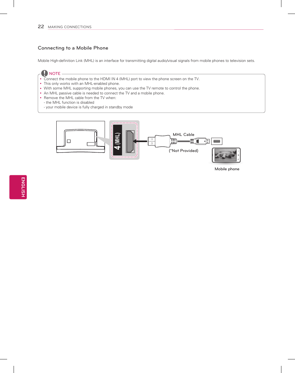 Mhl) | LG 55EA9800 User Manual | Page 22 / 52