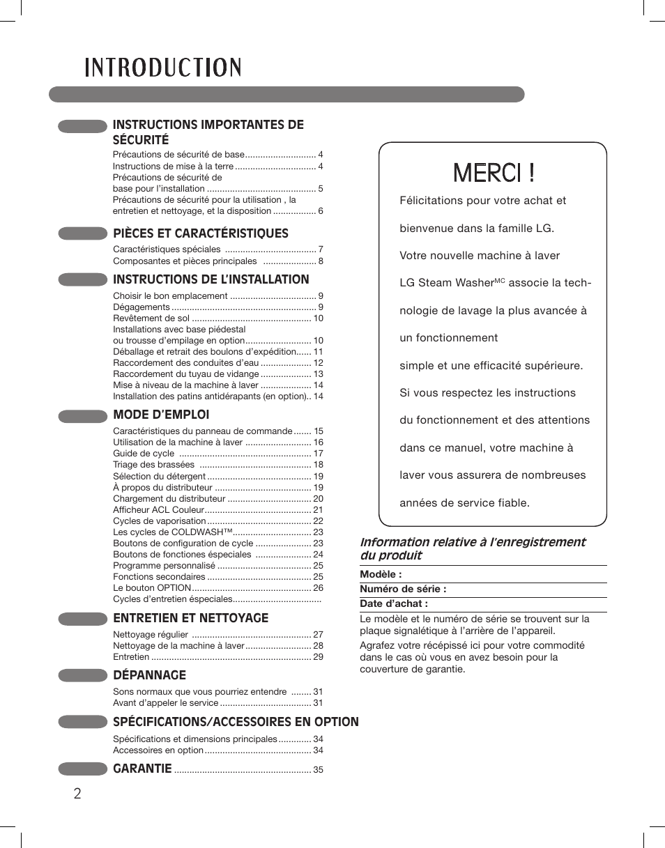 Merci | LG WM3885HCCA User Manual | Page 74 / 108