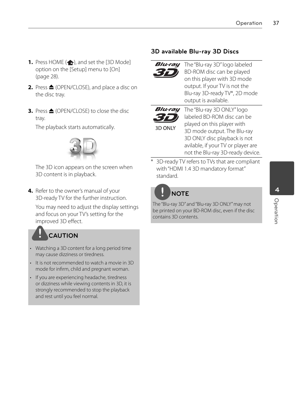 LG BX580 User Manual | Page 37 / 96