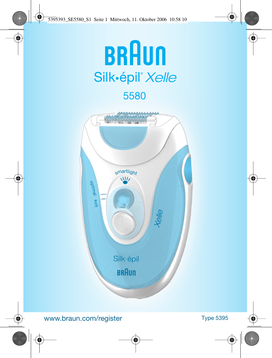 Braun 5580 Silk-épil X'elle User Manual | 68 pages