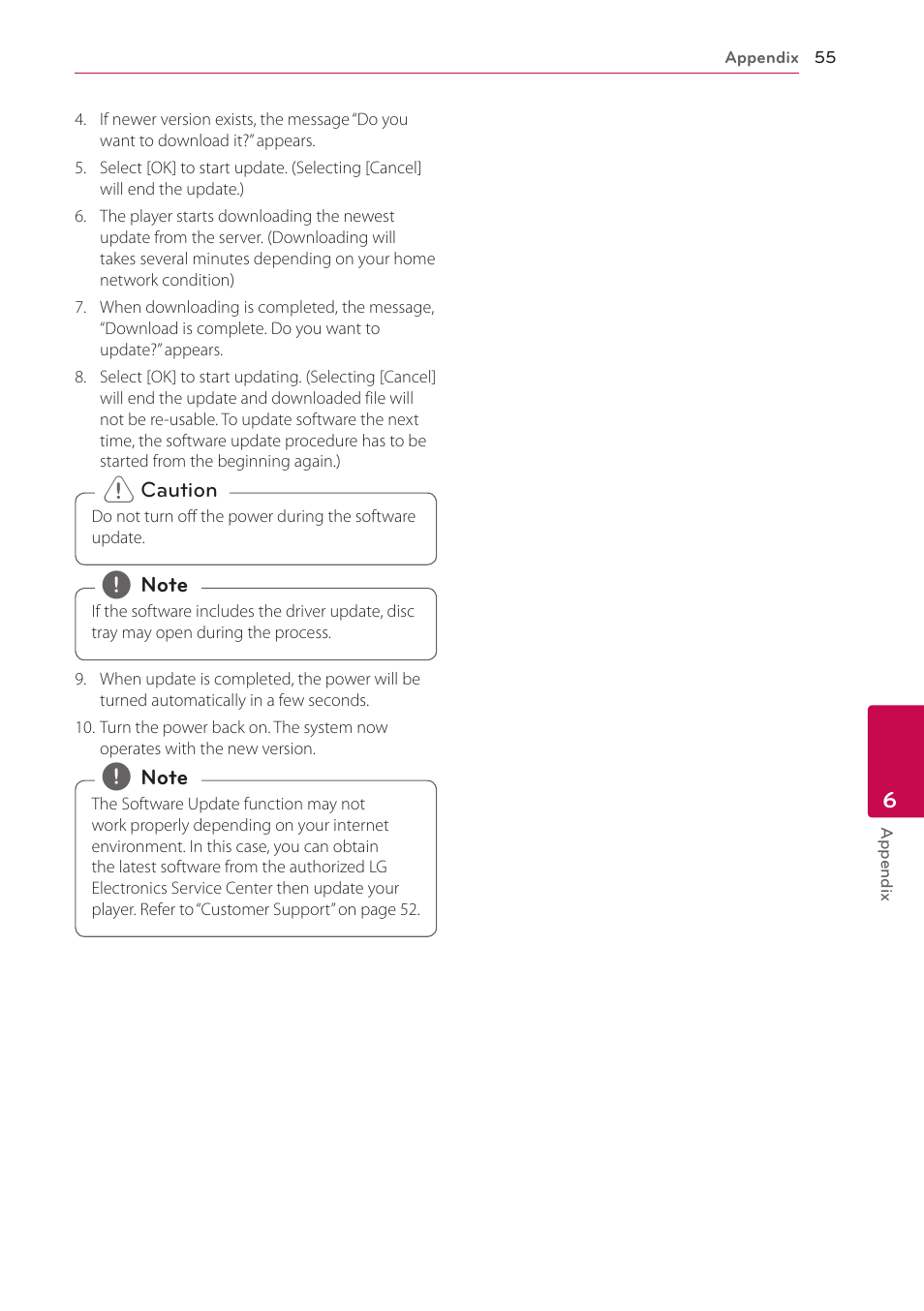LG BP620 User Manual | Page 55 / 68