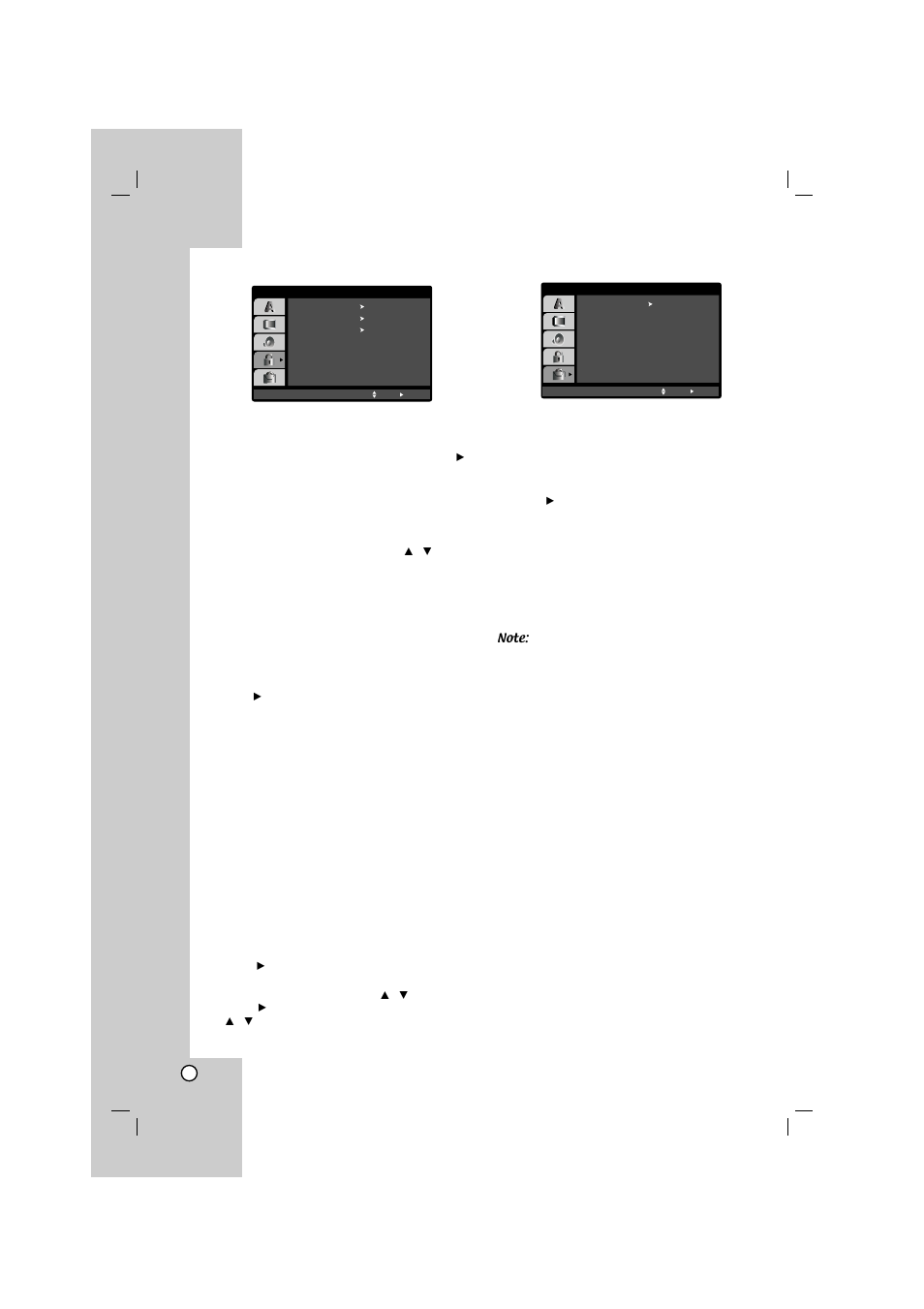 Lock (parental control), Others | LG LHT754 User Manual | Page 14 / 33