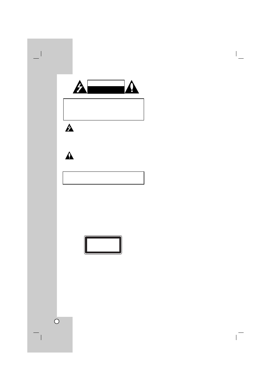 Caution | LG LHT754 User Manual | Page 2 / 33