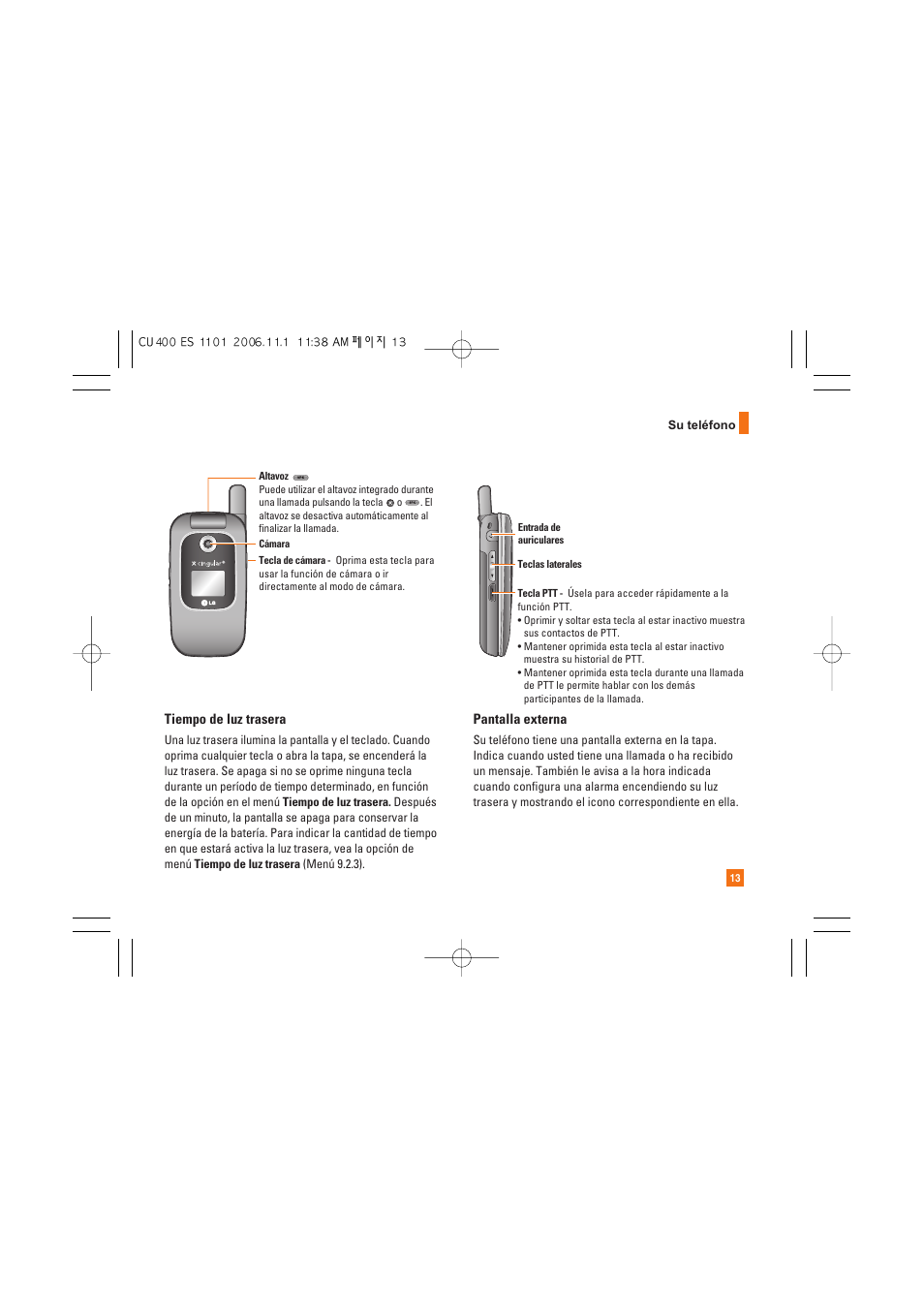 LG CU400 User Manual | Page 127 / 230