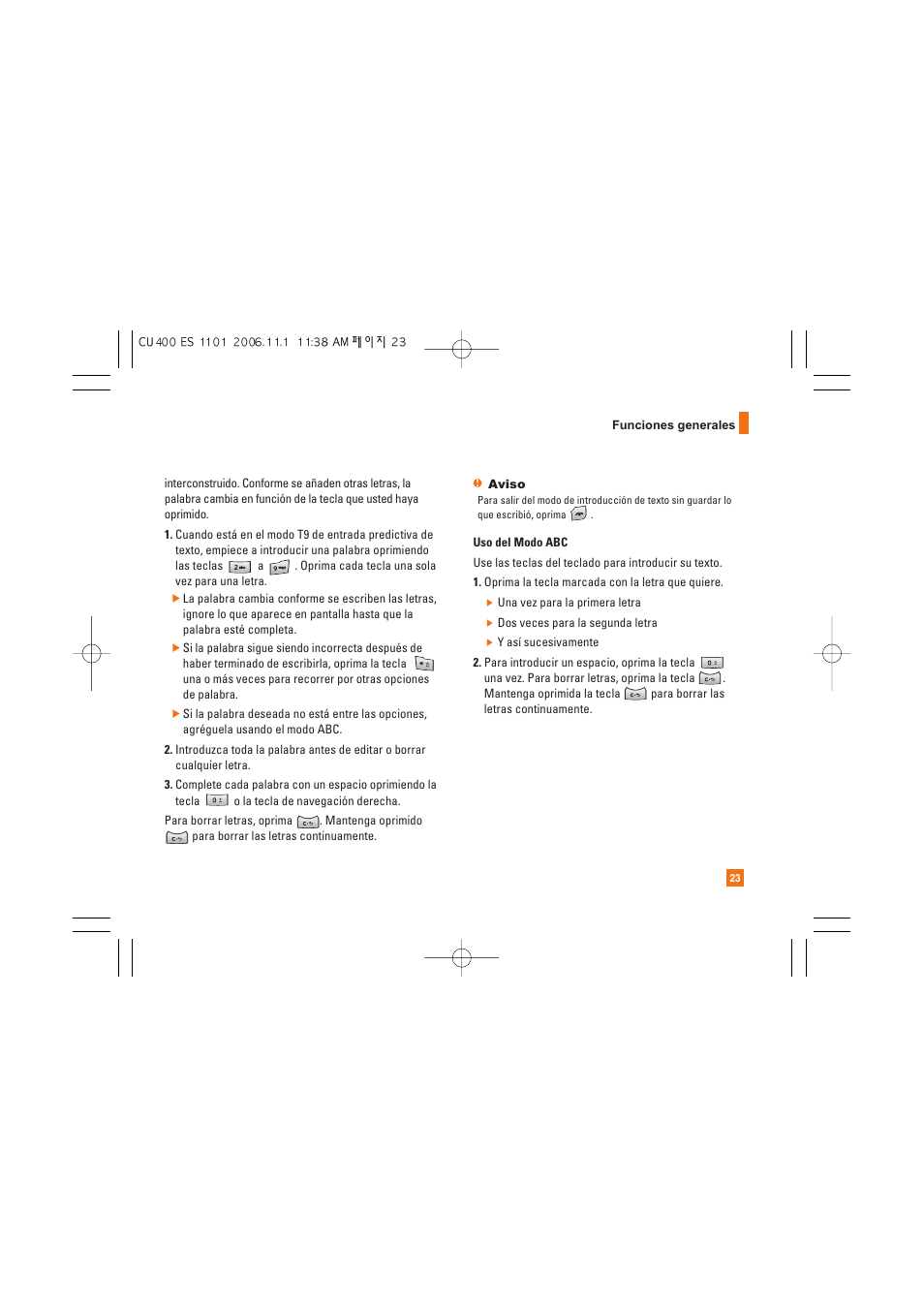 LG CU400 User Manual | Page 137 / 230