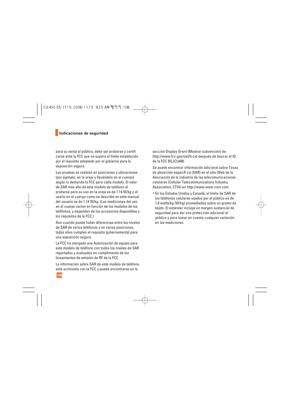 LG CU400 User Manual | Page 222 / 230