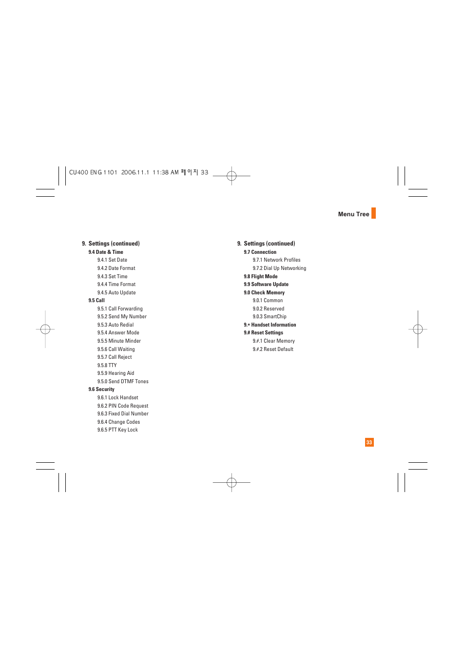 LG CU400 User Manual | Page 37 / 230
