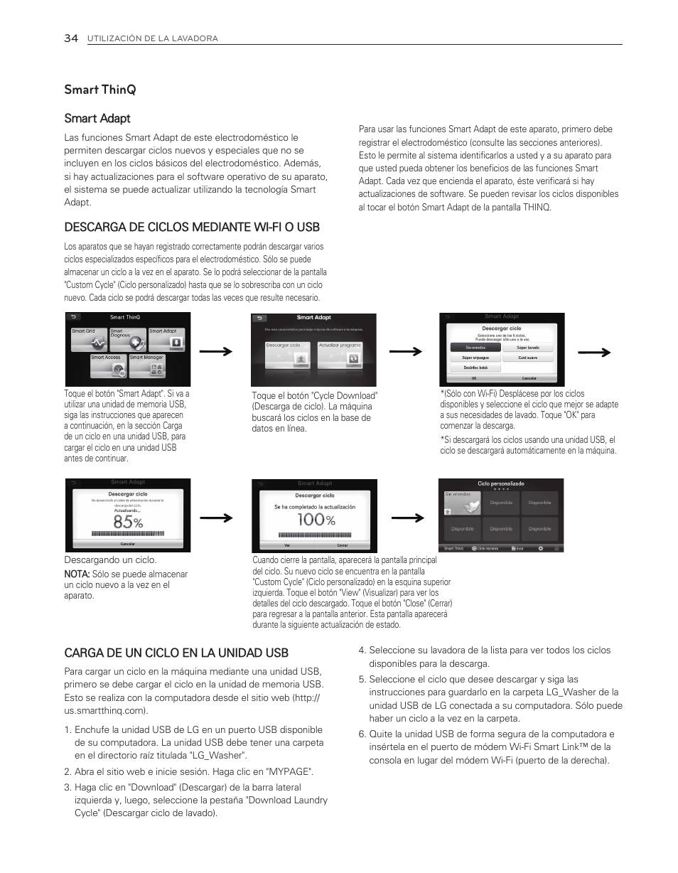 Smart thinq | LG WT6001HV User Manual | Page 80 / 92