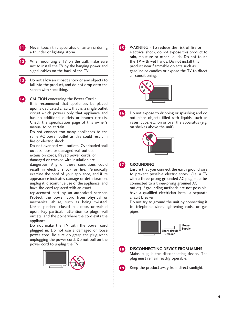 LG 42LD6DDH User Manual | Page 4 / 148