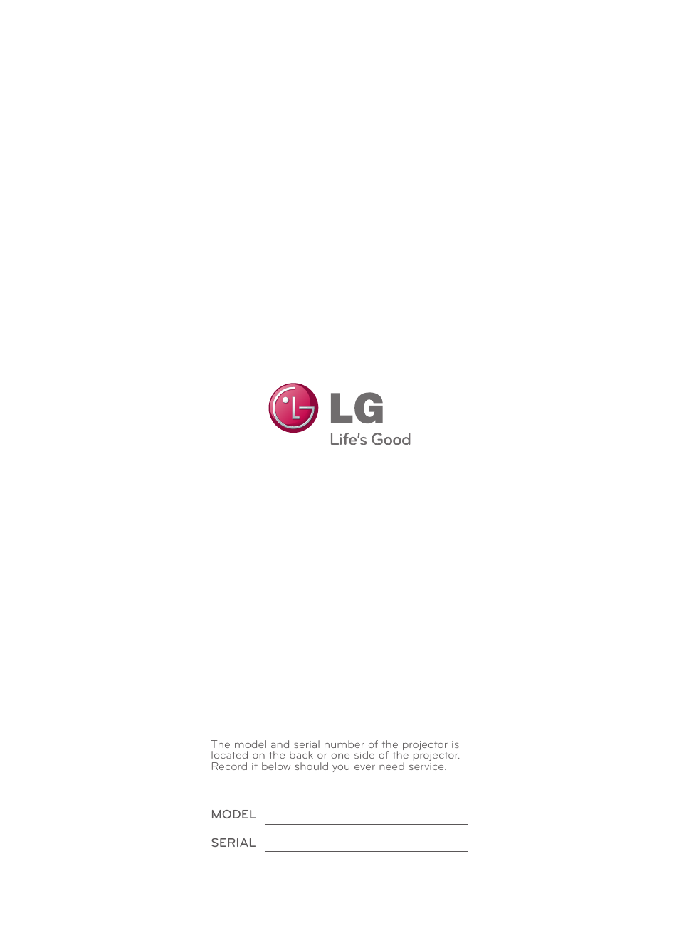 LG CF3D User Manual | Page 40 / 40