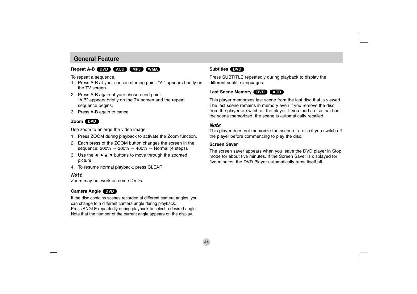 LG DVP615 User Manual | Page 28 / 40