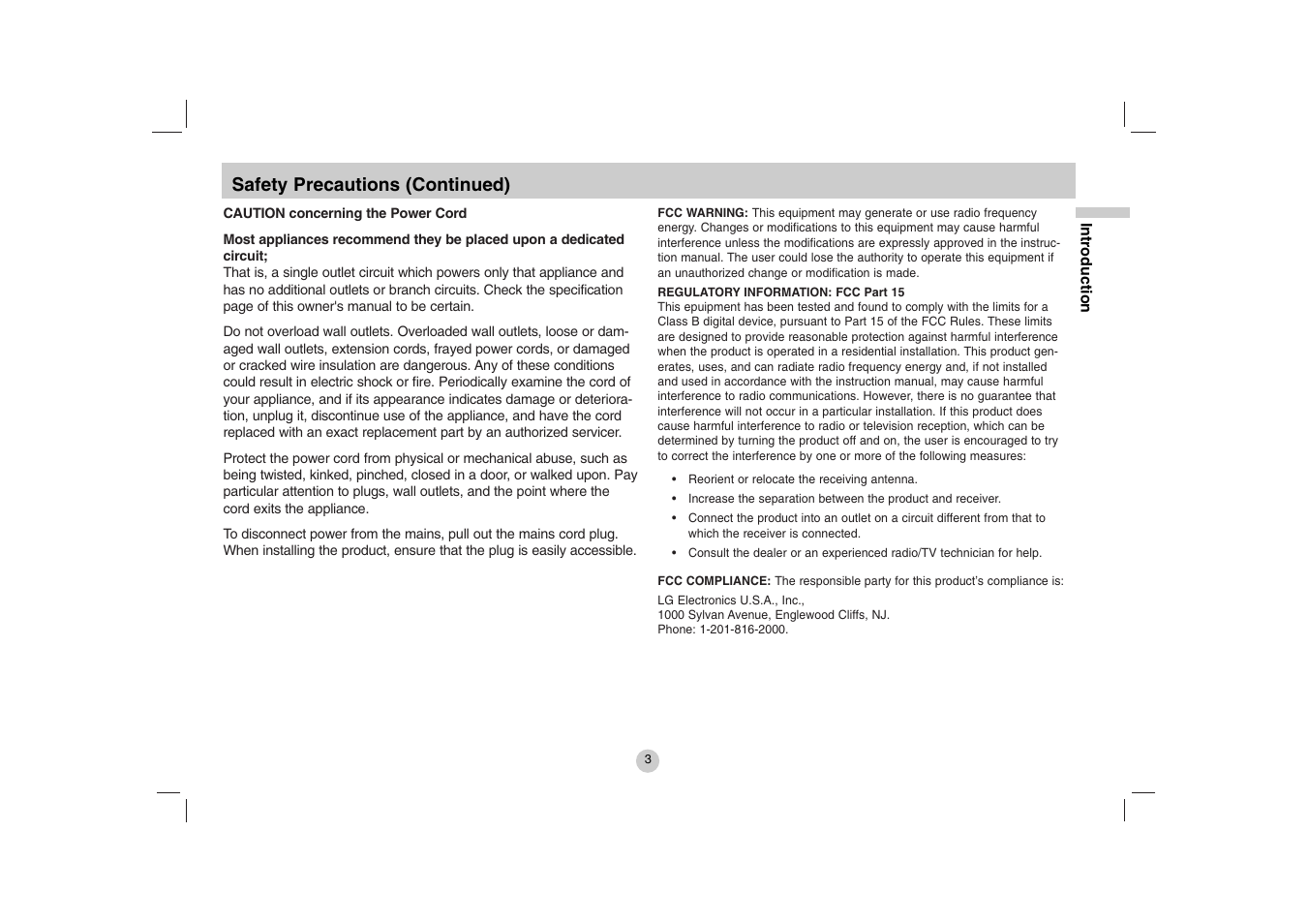 LG DVP615 User Manual | Page 3 / 40