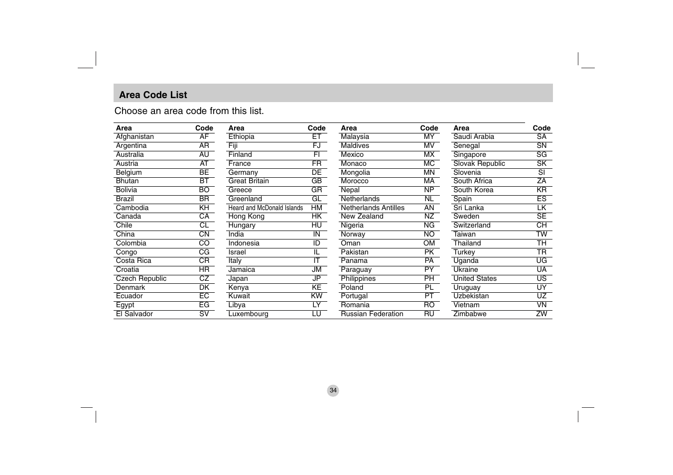 LG DVP615 User Manual | Page 34 / 40
