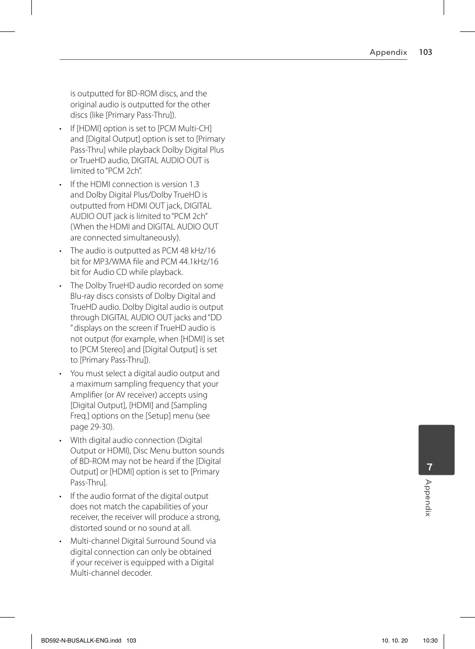 LG BD590 User Manual | Page 103 / 112