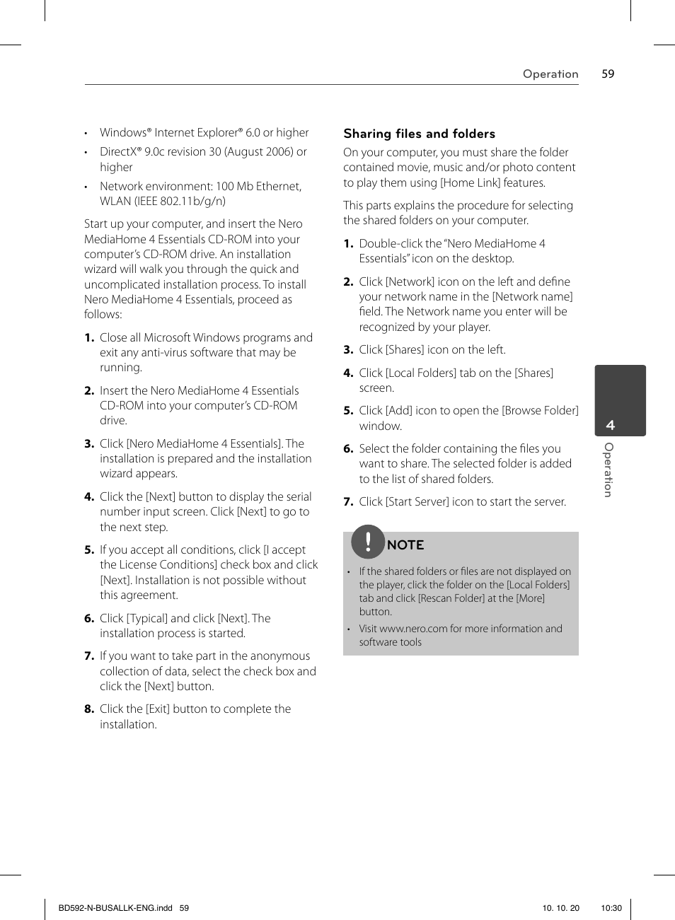 LG BD590 User Manual | Page 59 / 112