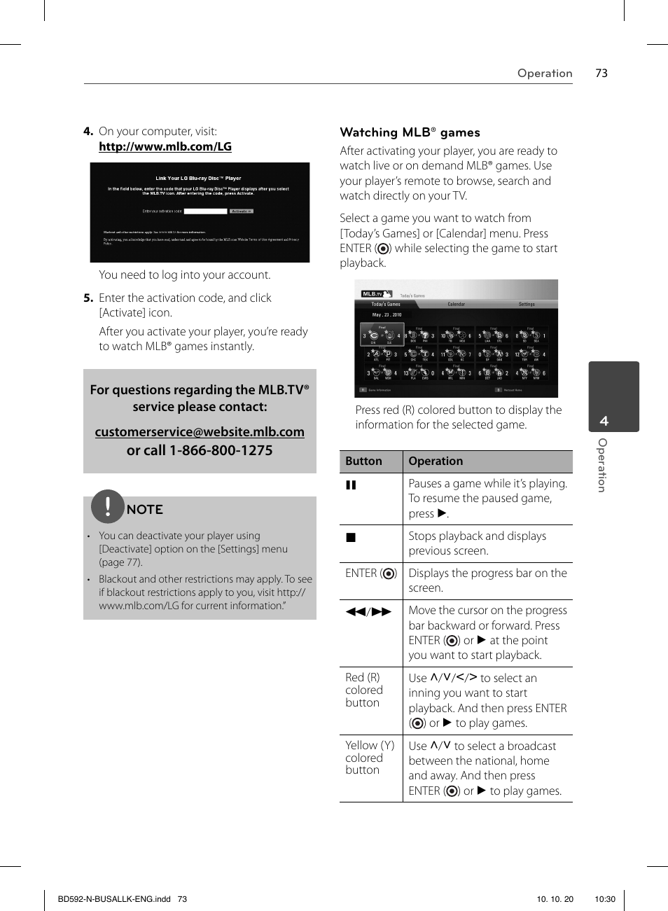 LG BD590 User Manual | Page 73 / 112