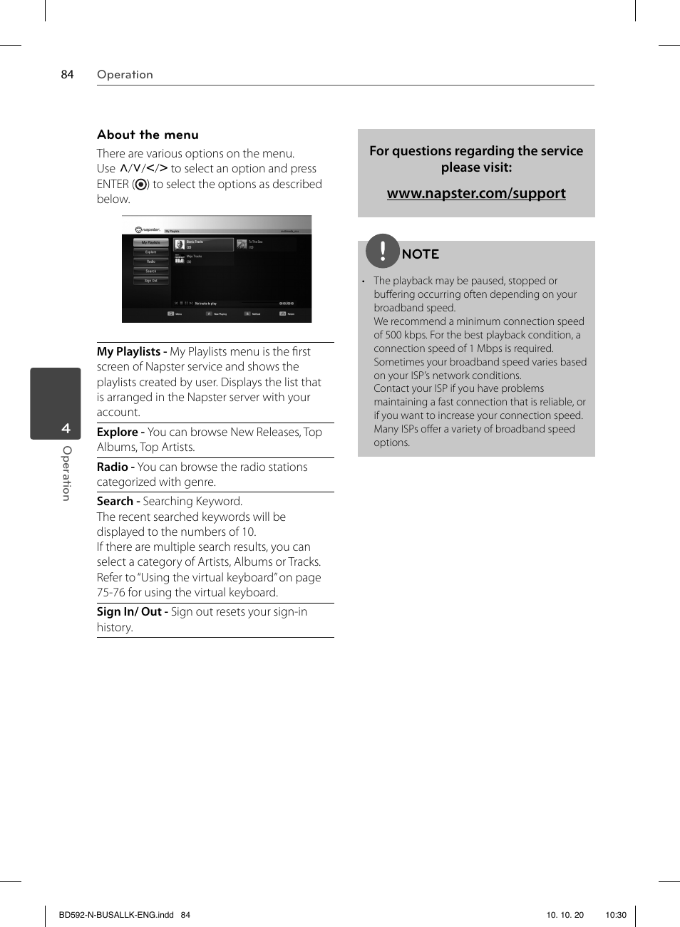 LG BD590 User Manual | Page 84 / 112