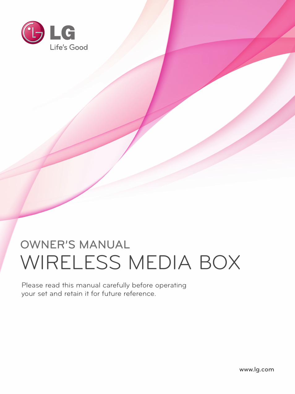 LG AN-WL100W User Manual | 25 pages