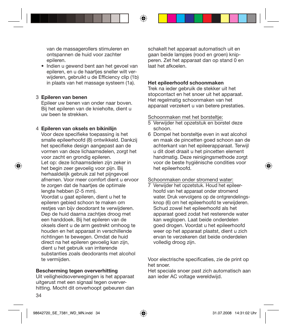 Braun 7381 User Manual | Page 33 / 85