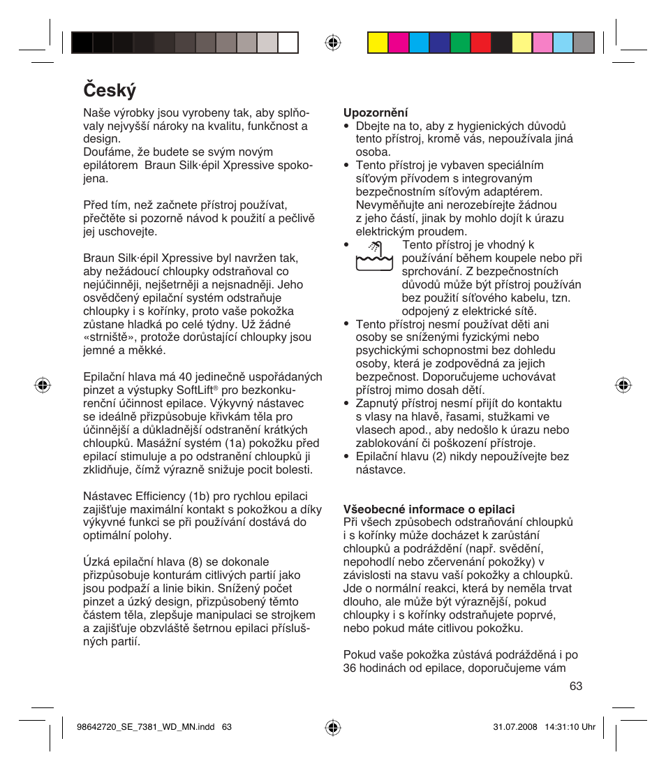 Âesk | Braun 7381 User Manual | Page 62 / 85