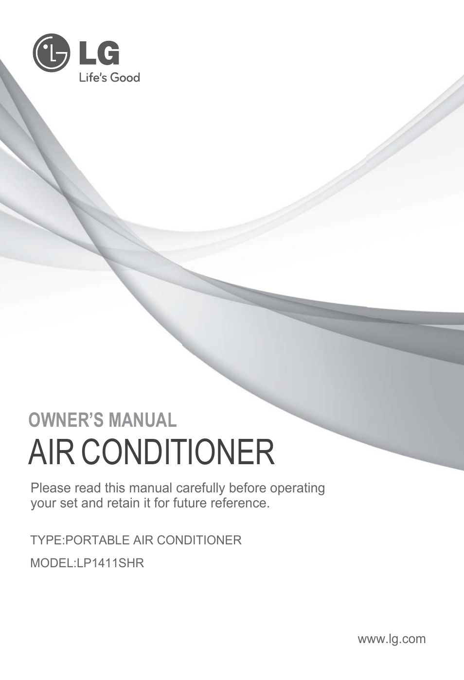 LG LP1411SHR User Manual | 48 pages