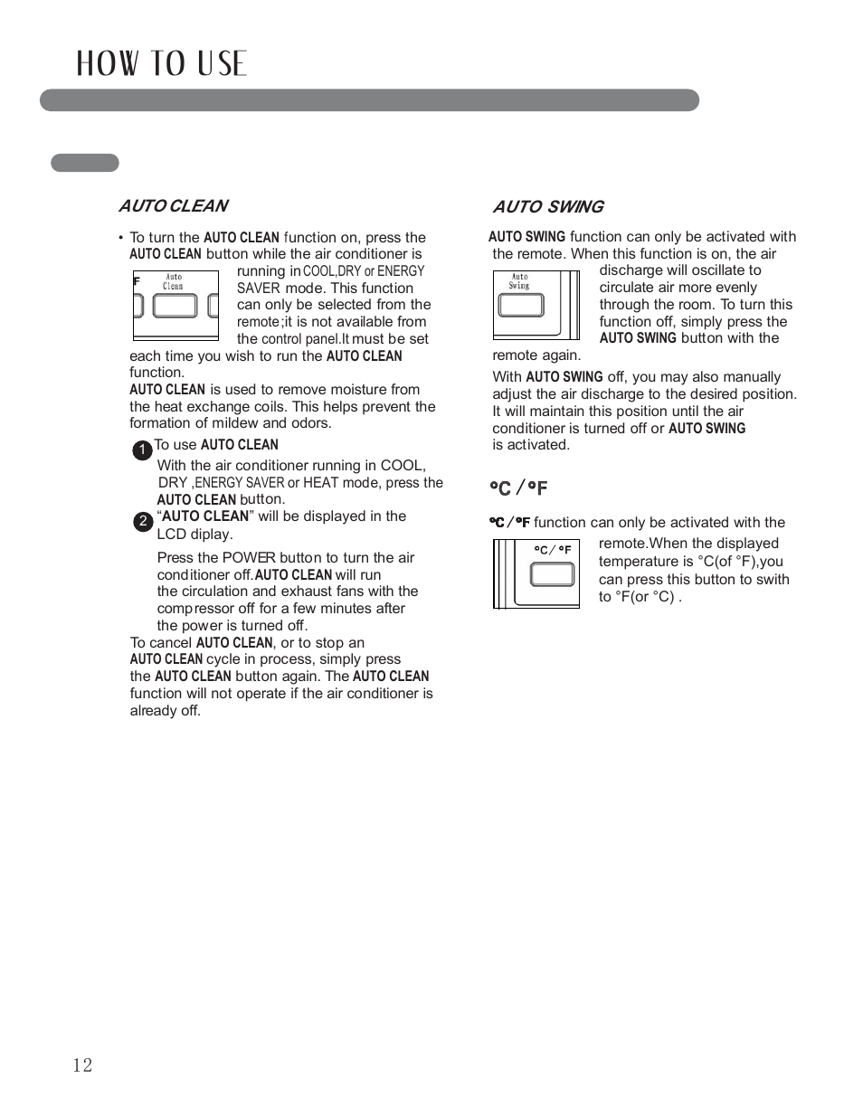 How to u se, Using the controls | LG LP1411SHR User Manual | Page 12 / 48
